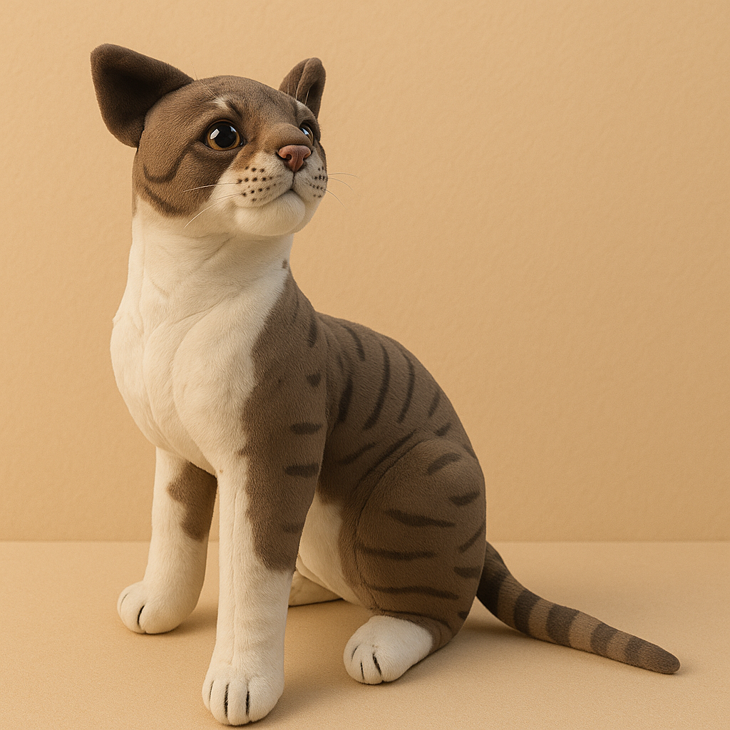 Realistic Cat Soft Toy – Premium Animal Plush